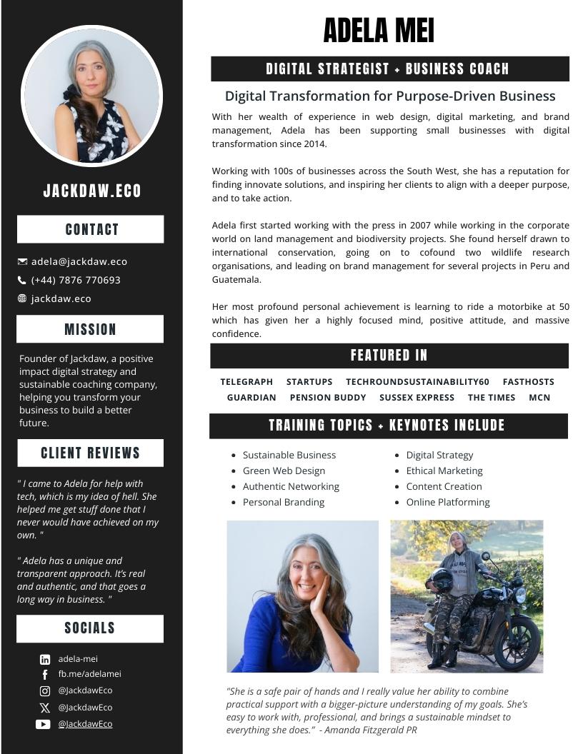 Adela Mei Press Kit